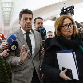Carlos Mazón, a su llegada al Palau de Les Arts de València.