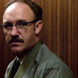 Gene Hackman como Harry Caul, en 'La conversación' de Francis Ford Coppola.