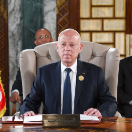 Foto de archivo del presidete de Túnez, Kais Saied.