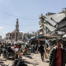 Khan Yunis, en Gaza, el 28 de febrero pasado.