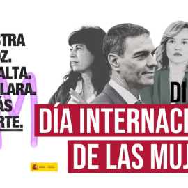 Pedro Sánchez clausura el acto por el Día Internacional de las Mujeres