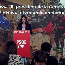Esther Peña, del PSOE, le pide a Feijóo que cese inmediatamente a Carlos Mazón (dice que tiene que dar explicaciones porque Feijóo dijo que estuvo informado en tiempo real)