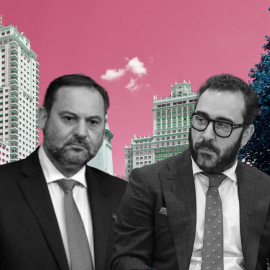 Fotomontaje de José Luis Ábalos y Víctor de Aldama