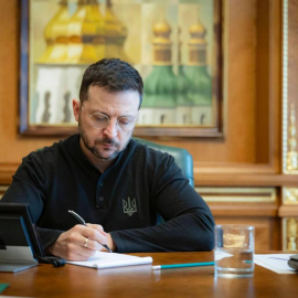 El presidente de Ucrania, Volodímir Zelenski, en una imagen de archivo.