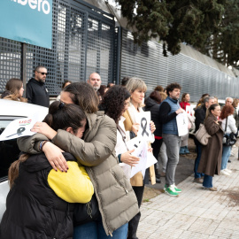 Imagen de una de las concentraciones por el asesinato de Belén en un piso tutelado de Badajoz.