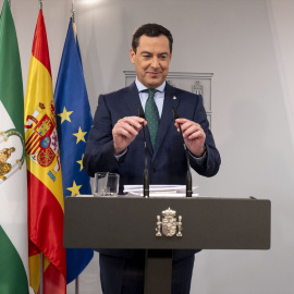 El presidente de Andalucía, Juan Manuel Moreno Bonilla.