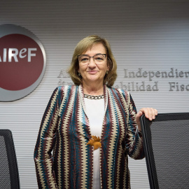 La presidenta de la Autoridad Independiente de Responsabilidad Fiscal (AIReF), Cristina Herrero.