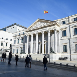 Foto de archivo de la fachada del Congreso de los Diputados.