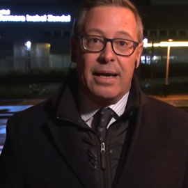 Alfonso Serrano, secretario general del PP de Madrid, durante su intervención en 'La noche en 24 horas'.