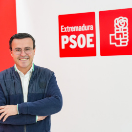 Miguel Ángel Gallardo, secretario general del PSOE de Extremadura.