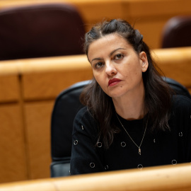 La ministra de Juventud e Infancia, Sira Rego, durante una sesión de control en el Senado, a 11 de marzo de 2025, en Madrid (España).