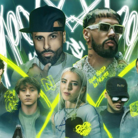 Cartel de los artistas que actuaron el año pasado en la Velada del Año 4, organizada por Ibai Llanos.