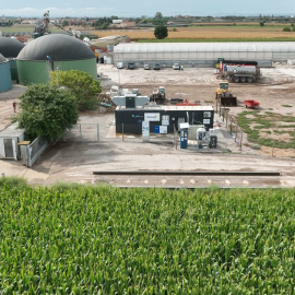 Planta de biometano de Naturgy en Lleida.
