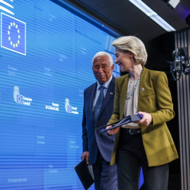 Antonio Costa y Ursula von der Leyen este pasado jueves en Bruselas.