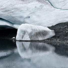 Imagen de archivo de un glaciar de los Andes en Perú.