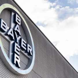 Imagen de archivo de la fachada de la planta de La Felguera de Bayer, a 9 de enero de 2025, en Langreo, Asturias.