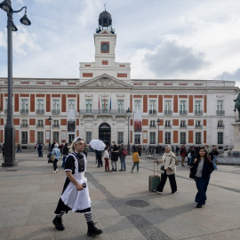 Imagen de archivo de la sede de la Comunidad de Madrid, en la Puerta del Sol, a 27 de febrero de 2025, en Madrid.