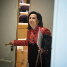 La ministra de Defensa, Margarita Robles, el pasado 18 de marzo en el Senado.