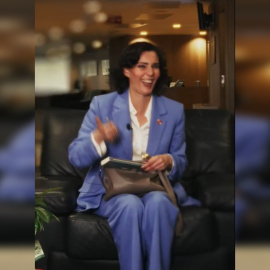 Hadja Lahbib, Comisario europeo de Cooperación Internacional y Desarrollo.