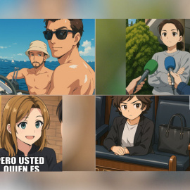 Varios memes hechos con IA.