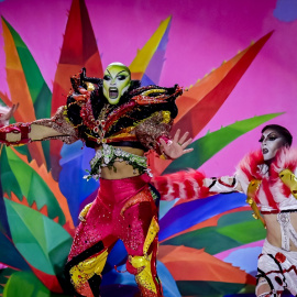 Imagen de archivo de una actuación de la Gala Drag del Carnaval de Las Palmas de Gran Canaria, a 7 de marzo de 2025.