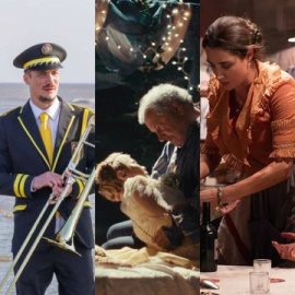 La furia<br />Gemma Blasco<br />Drama de abusos<br />Alex, una joven actriz, sufre una agresión y, al no encontrar apoyo en su hermano, se sumerge en un aislamiento marcado por la culpa y el dolor, mientras él se deja arrastrar por la rabia, ella encuentra en el teatro la única forma de canalizar su ira.<br /><br />Por todo lo alto<br />Emmanuel Courcol<br />Drama<br />Thibaut, un director de orquesta de fama mundial, descubre que es adoptado y tiene un hermano, Jimmy, un modesto trombonista en el norte de Francia. A pesar de sus diferencias, la música los une.<br /><br />Ghostlight<br />Alex Thompson, Kelly O'Sullivan<br />Comedia dramática<br />Dan, un obrero de la construcción marcado por una tragedia familiar, se refugia en una compañía amateur de teatro, mientras se aleja de su esposa e hija, encuentra consuelo en la interpretación.<br /><br />Modigliani, tres días en Montparnasse<br />Johnny Depp<br />Drama biográfico<br />Durante 72 horas frenéticas en el París de 1916, el artista Amedeo Modigliani, acorralado por la policía y sus propios demonios, reconsidera su deseo de abandonar su carrera, mientras su destino está en juego.<br /><br />Tierra de nadie<br />Albert Pintó<br />Basado en hechos reales<br />Tres viejos amigos de Cádiz, un guardia civil, un pescador narco y un depositario judicial se ven atrapados en un creciente conflicto entre la ley y el crimen cuando el traslado de un yate incautado los arrastra a una peligrosa aventura.