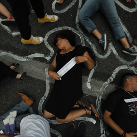 Una protesta contra los proyectos mineros en Belo Horizonte (Brasil), a 31 de enero de 2019.