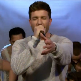 Actuación de Pablo Alborán en 'El Hormiguero'.