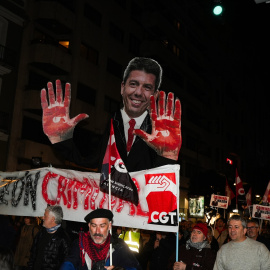 Imagen de archivo la quinta manifestación para exigir la dimisión de Mazón, a 1 de marzo de 2025, en València.