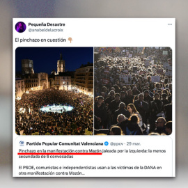 Tuit del PP valenciano.