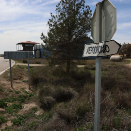 El aeródromo de La Villa de Don Fadrique (Toledo), de donde despegó el globo en el que viajaba el paracaidista.