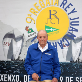 (Foto de ARCHIVO)El Rey Emerito, Don Juan Carlos de Borbón, preside la entrega de trofeos de la Regata Rey Juan Carlos I El Corte Inglés Máster en el club náutico, a 29 de septiembre de 2024, en Sanxenxo (Pontevedra, Galicia, España)José Ramón Hernando / Europa PressPREMIOS;GENTE;REGATAS29/9/2024