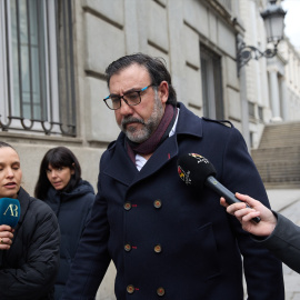 Imagen de archivo del hermano de Koldo García, Joseba García, a su salida de declarar al Tribunal Supremo, a 4 de marzo de 2025, en Madrid.
