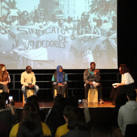 Roda de premsa de presentació de la cursa de Top Manta.