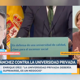 El catedrático Enrique Díez, en 'Espejo Público'.