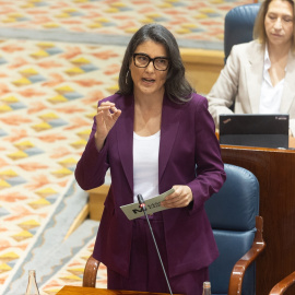 Imagen de archivo de la portavoz de Más Madrid en la Asamblea de Madrid, Manuela Bergerot, a 3 de abril de 2025, en Madrid.