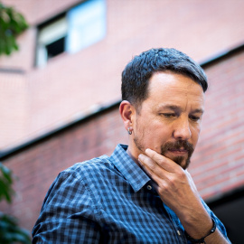 Imagen de archivo del exlíder de Podemos Pablo Iglesias durante un acto de campaña, a 3 de junio de 2024, en Madrid.