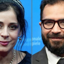 Maryam Moghaddam y Behtash Sanaeeha, directores de la película 'My favourite cake'.