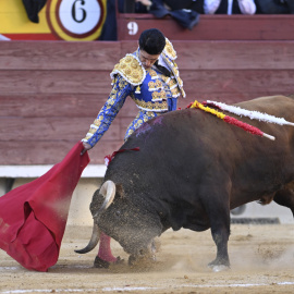 Alejandro Talavante, en una corrida de toros en Castelló.
