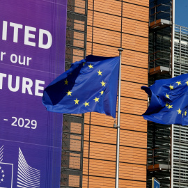 Sede de la Comisión Europea, en Bruselas, a 9 de abril de 2025.