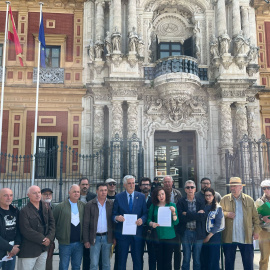 Alcaldes, expertos y representantes del campo, pescadores y comerciantes de la ribera del Guadalquivir, este miércoles