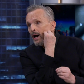 El cantante Miguel Bosé en 'El Hormiguero'.