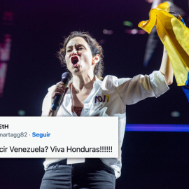 Isabel Díaz Ayuso participa del cierre de campaña de Daniel Noboa.