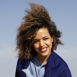 Ebbaba Hameida, autora de 'Flores de papel'.