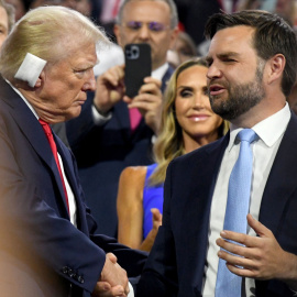 Donald Trump y J. D. Vance en la campaña electoral que antecedió a la victoria en las presidenciales.