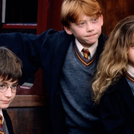 Daniel Radcliffe, Rupert Grint y Emma Watson, protagonistas de 'Harry Potter'.