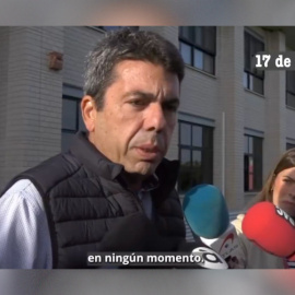 El president Carlos Mazón en una imagen de archivo.