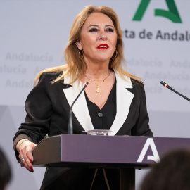 La consejera de Economía, Hacienda y Fondos Europeos y portavoz del Gobierno, Carolina España, este miércoles.