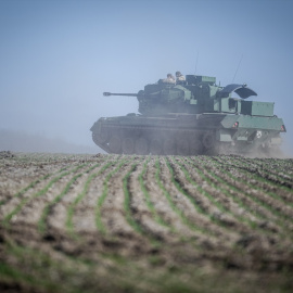 Un tanque en Odesa (Ucrania).22/2/2024 ONLY FOR USE IN SPAIN