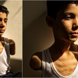 El niño Mahmoud Ajjour protagoniza la foto del año del World Press Photo.